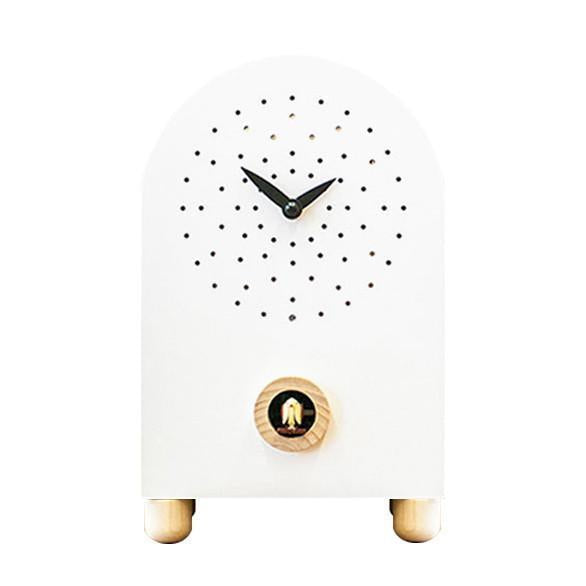 Moderne koekoeksklok Pirondini Marconi 27cm wit - Koekoeksklokonline.nl