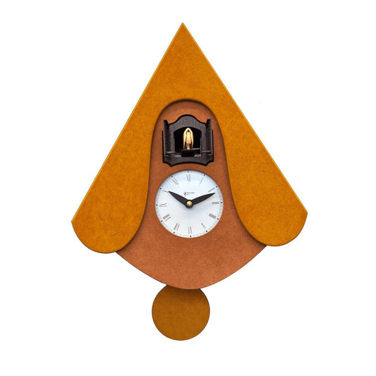 Moderne koekoeksklok Pirondini New W 34cm Geel-Pirondini-Koekoeksklok Online