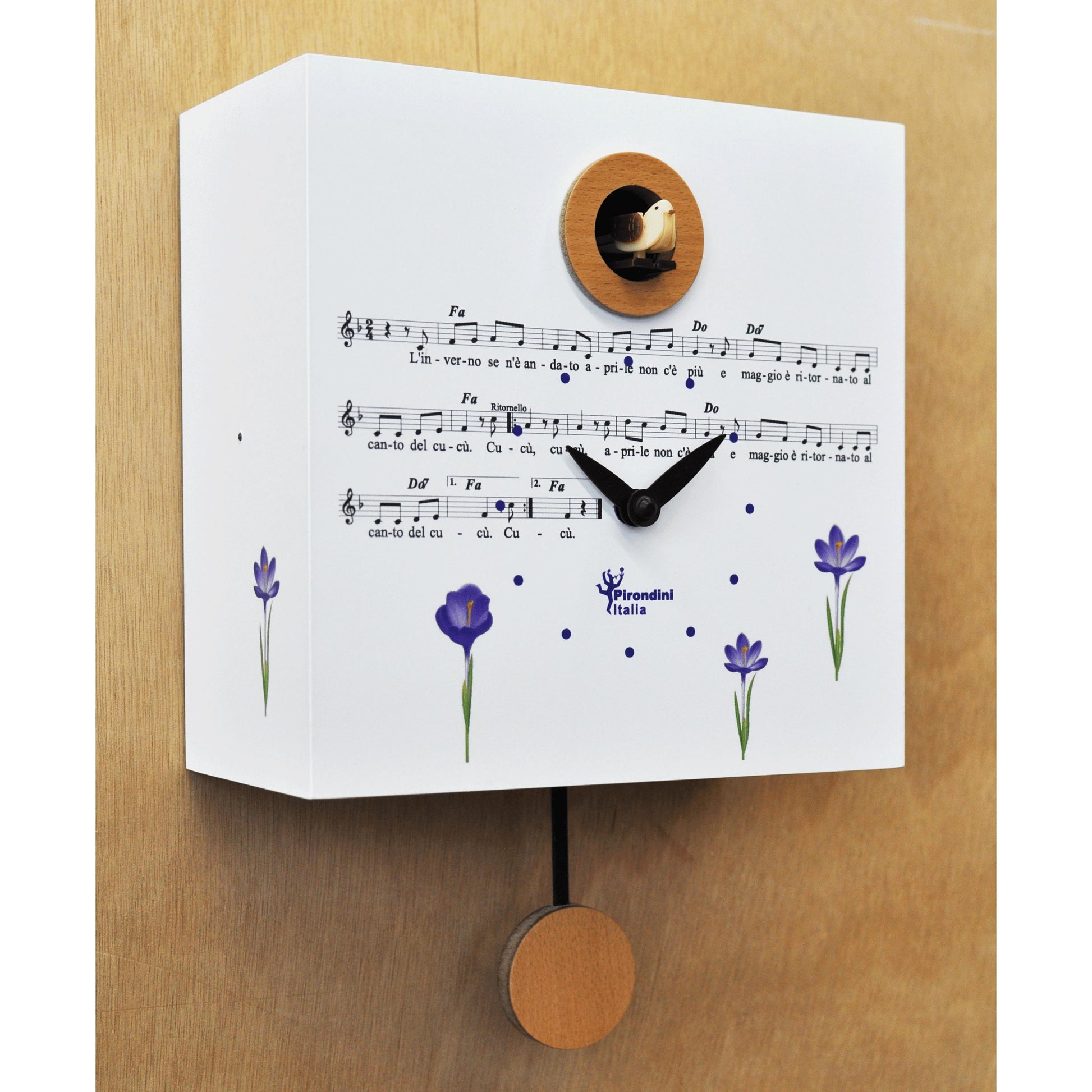 Moderne koekoeksklok Pirondini Primavera 20.5cm - Koekoeksklokonline.nl