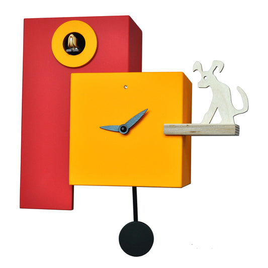 Moderne koekoeksklok Pirondini The Guardian 23cm Rood-Pirondini-Koekoeksklok Online