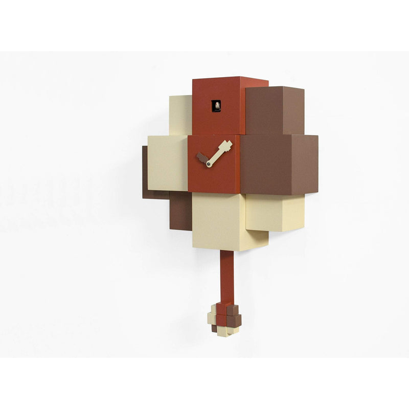 Moderne koekoeksklok Progetti Choco 51cm Bruin - Koekoeksklokonline.nl