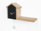 Moderne koekoeksklok Progetti My house 30cm Zwart - Koekoeksklokonline.nl
