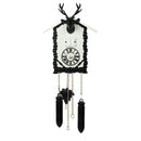 Zwarte Koekoeksklok met hert Quartz uurwerk Trenkle Uhren 20cm-Carved Style-Koekoeksklok Online