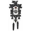 Zwarte koekoeksklok met vogel Quartz uurwerk Trenkle Uhren 35cm-Carved Style-Koekoeksklok Online